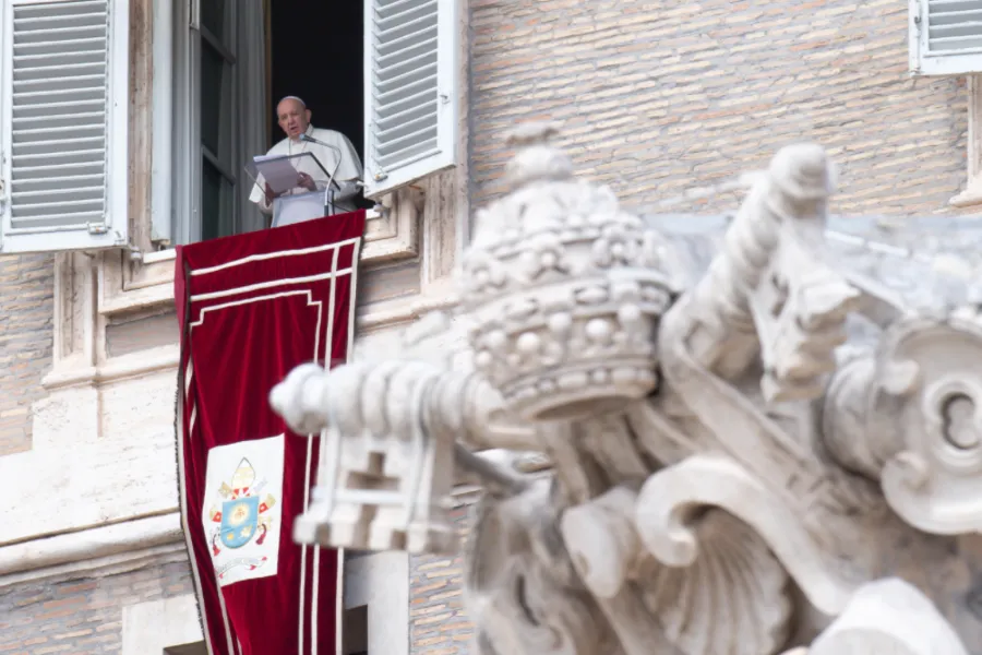 Pope Francis delivers a Regina Coeli address at the Vatican.?w=200&h=150